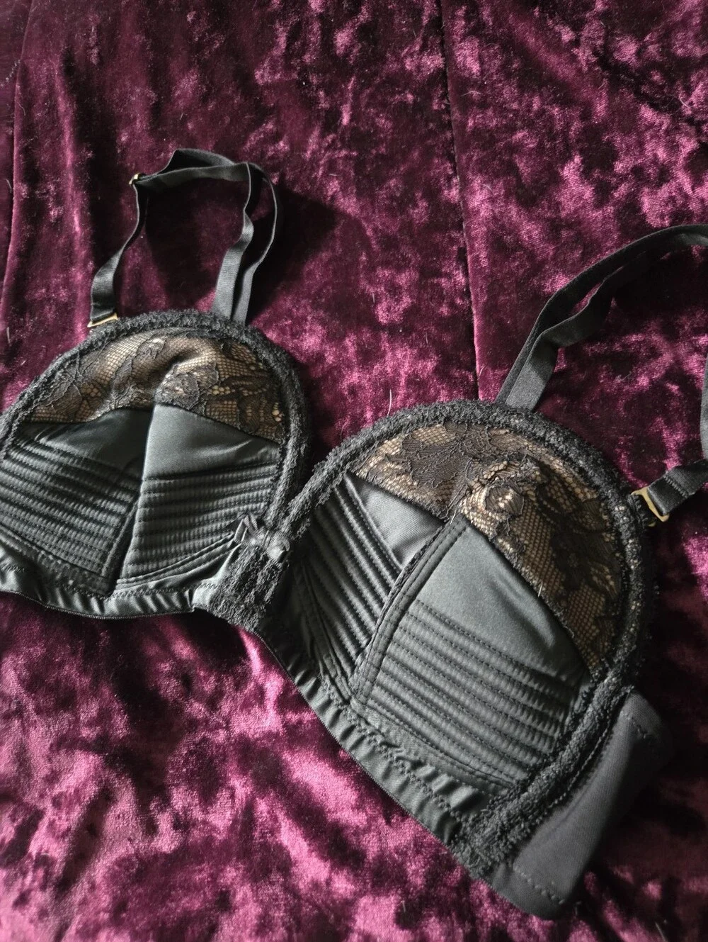Dita Von Teese Her Sexcellency Overwire Retro Bustier Bra 34B - Picture 1 of 7